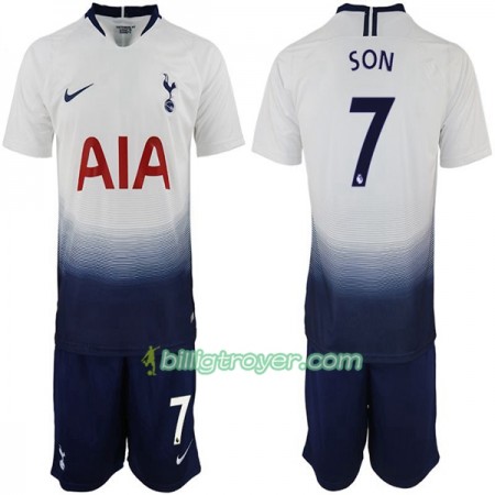 Billige Fotballdrakter Tottenham Hotspur Son 7 Barn Hjemmedraktsett 2018/19 Kortermet